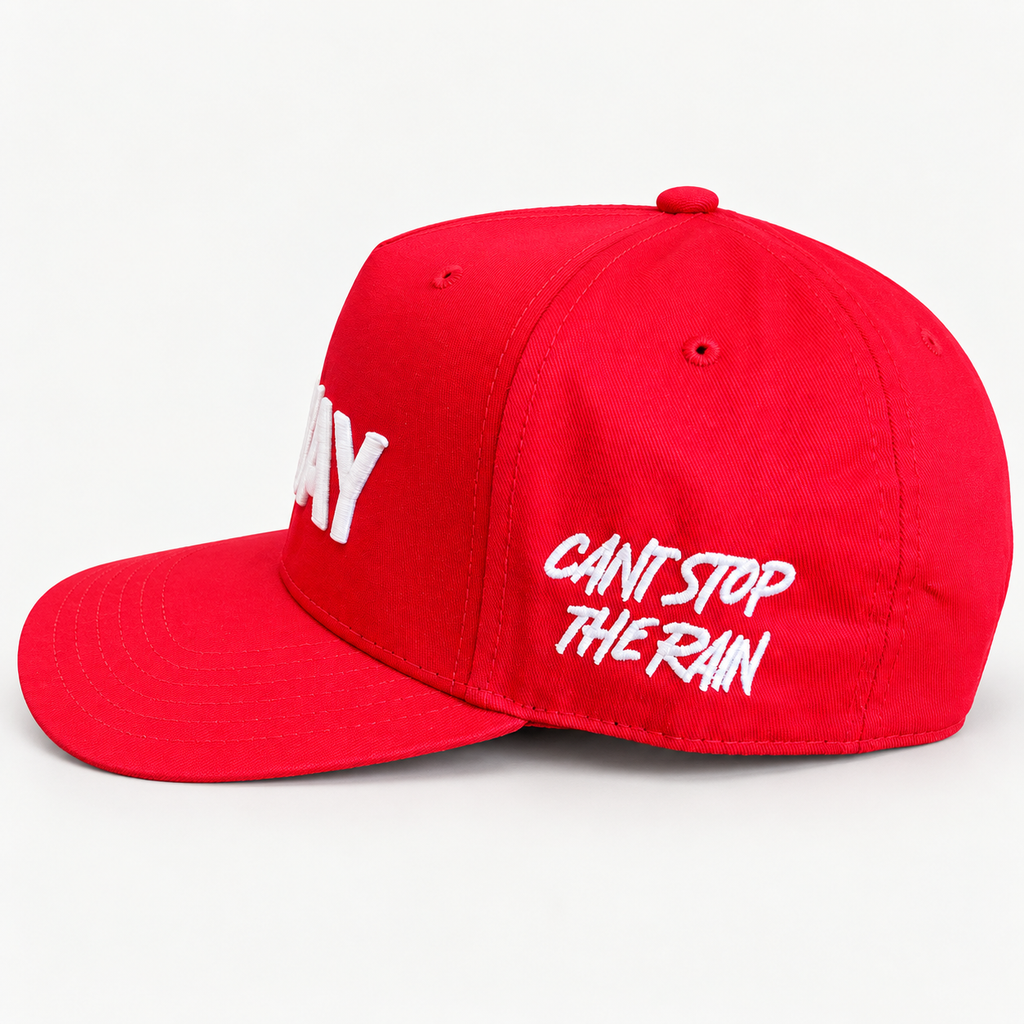 Sway Crimson Hat | Can't Stop The Rain